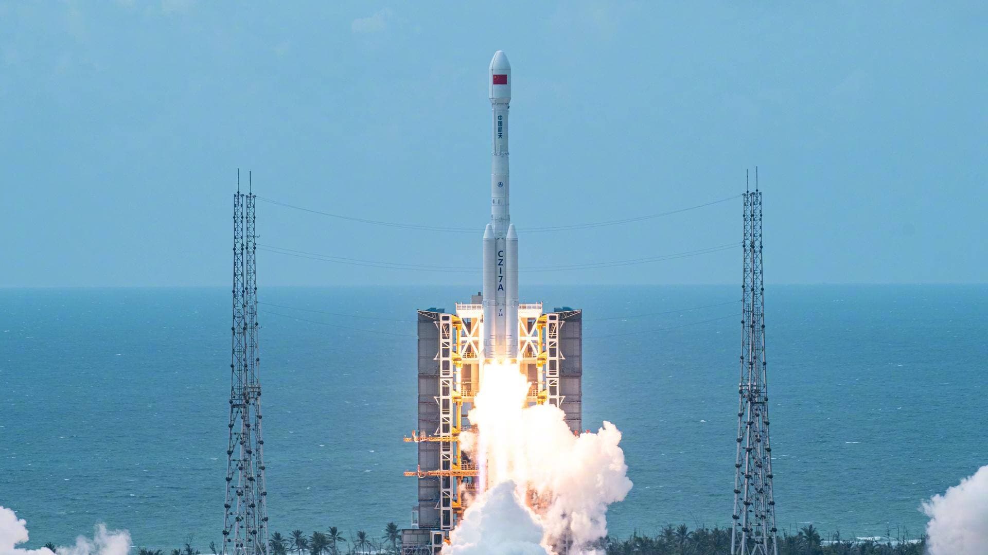 Undisclosed cargo mission image from the launch source.